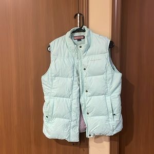 Teal Vineyard Vines Goose Down Vest - Women’s Medium